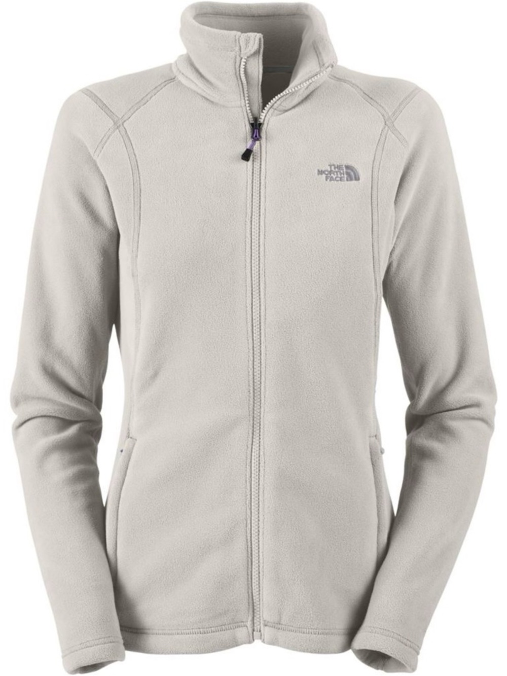 The North Face TKA 200 Full Zip in Metallic Silver Size XL